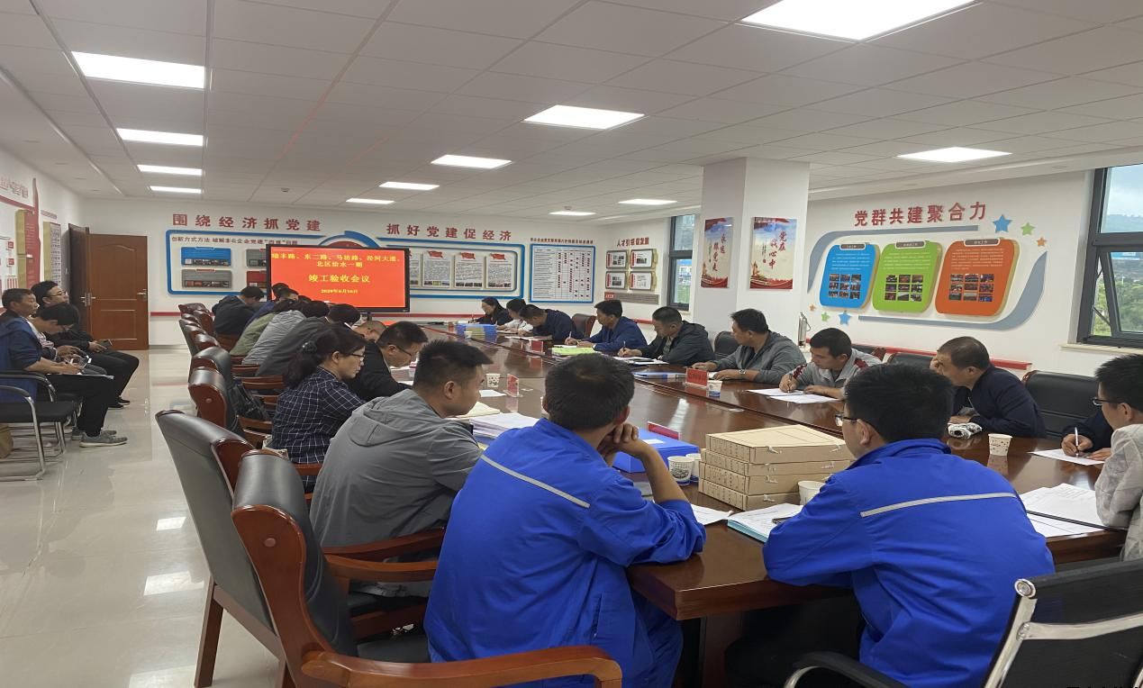 市質(zhì)監(jiān)站對瑞豐路、涇河大道、東二路（北段）、北區(qū)給水（一期）進(jìn)行竣工驗(yàn)收(圖2)